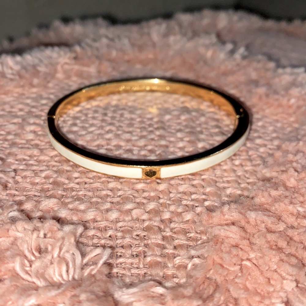 Kate spade cream/ gold bangle